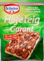 Mängden socker i Hefeteig Garant