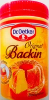 Mängden socker i Original Backin