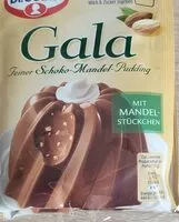 Mängden socker i Gala Schoko-Mandel-Pudding