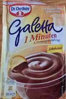 Mängden socker i Galetta Schokopudding