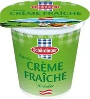 Mängden socker i Crème fraîche mit Gartenkräutern