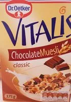 Mängden socker i Vitalis ChocolateMuesli