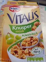 Mängden socker i Knusper Müsli klassisch