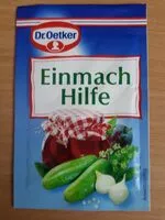 Mängden socker i Einmach Hilfe