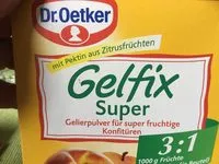 Mängden socker i Gelantine - Gelier Pulver 3:1