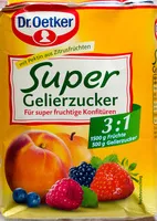 Mängden socker i Gelierzucker 3:1