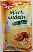 Mängden socker i Milchnudeln