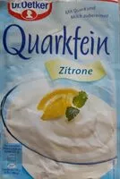 Mängden socker i Quarkfein zitrone