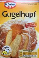 Mängden socker i Gugelhupf