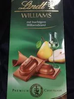 Mängden socker i Lindt Williams