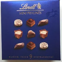 Mängden socker i Mini Pralinés 9 Kostbarkeiten