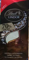Mängden socker i Lindt Lindor Extra Dunkel