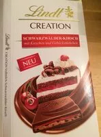 Mängden socker i Schwarzwälder-Kirsch Lindt Creation
