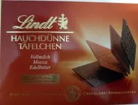 Mängden socker i Hauchdünne Täfelchen - Vollmilch, Mocca, Edelbitter