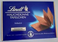 Mängden socker i Hauchdünne Täfelchen - Vollmilch