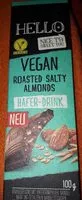 Mängden socker i Hello Vegan Roasted Salty Almonds Haferdrink