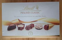 Mängden socker i Lindt Pralinés Classic 125G