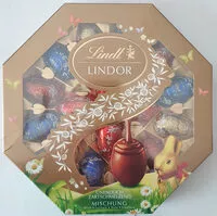 Mängden socker i Lindor Mischung Milch Feinherb Weiß Haselnuss