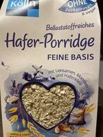 Mängden socker i Hafer-Porridge