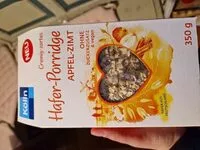 Mängden socker i Hafer-Porridge Apfel-Zimt