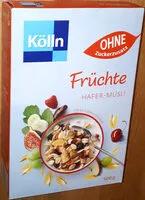 Mängden socker i Früchte Hafer-Müsli