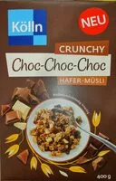 Mängden socker i Hafer-Müsli - Crunchy Choc-Choc-Choc