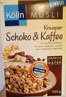 Mängden socker i Knusper Schoko & Kaffee