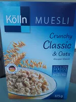 Mängden socker i Kolln Muesli Crunchy Classic