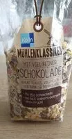Mängden socker i Müsli Schokolade