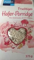 Mängden socker i Fruchtiges Hafer-Porridge