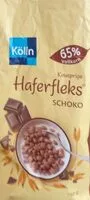 Mängden socker i Knusprige Haferfleks Schoko