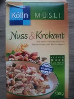 Mängden socker i Kölln Müsli Nuss & Krokant