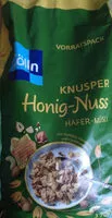 Mängden socker i Knusper Honig-Nuss Hafer-Müsli