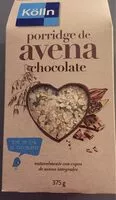 Mängden socker i Porridge de avena chocolate