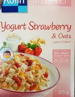 Mängden socker i Muesli yogurt strawberry