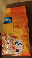 Mängden socker i Hafer Vollkorn Müsli mit Früchten
