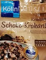 Mängden socker i Müsli Knusper Schoko-Krokant
