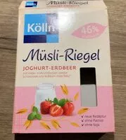 Mängden socker i Müsli-Riegel Joghurt Erdbeere