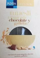 Mängden socker i Muesli crujiente chocolate y galletas