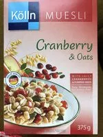 Mängden socker i Oat muesli Cramberry