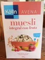 Mängden socker i Muesli de avena integral con fruta