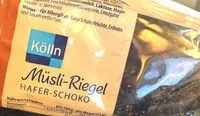 Mängden socker i Müsli-Riegel Hafer-Schoko