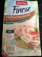 Mängden socker i Hähnchenbrust Gepökelt Und Gegart