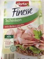 Mängden socker i Finesse Schinkenaufschnitt Mit Belém- Pfeffer