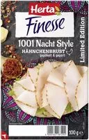 Mängden socker i Hähnchenbrust 1001 Nacht Style