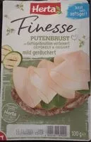 Mängden socker i Putenbrust mild geräuchert