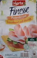 Mängden socker i Finesse Putenbrust hauchzart mit Honig