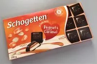 Mängden socker i Schogetten peanut & salted caramel