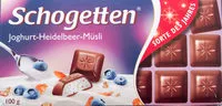 Mängden socker i Joghurt-Heidelbeer-Müsli