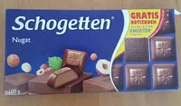 Mängden socker i Schogetten originals: Nugat